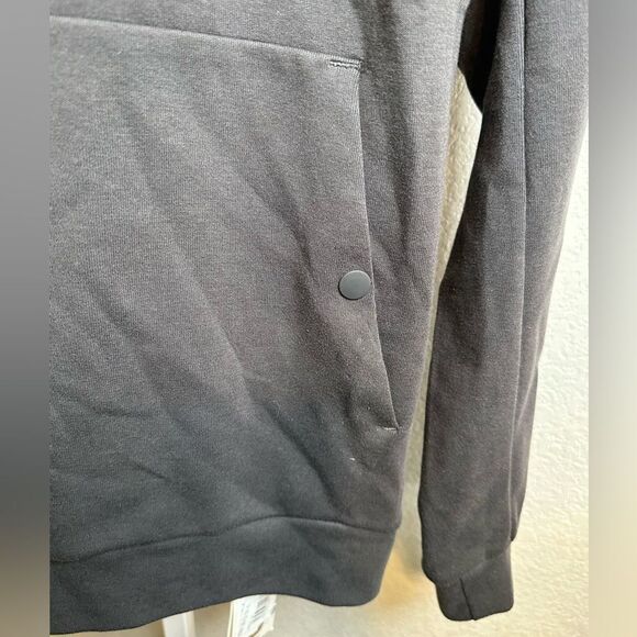 NWOT ADIDAS Men’s Black Logo Pull Over Hoodie Sweatshirt- Size Small - Picture 4 of 6